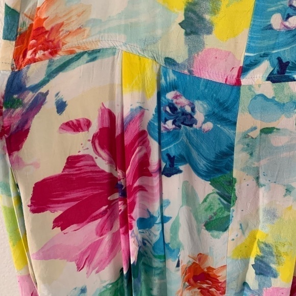 Jams World Floral Summer Vintage Midi Dress Size S - Picture 9 of 15